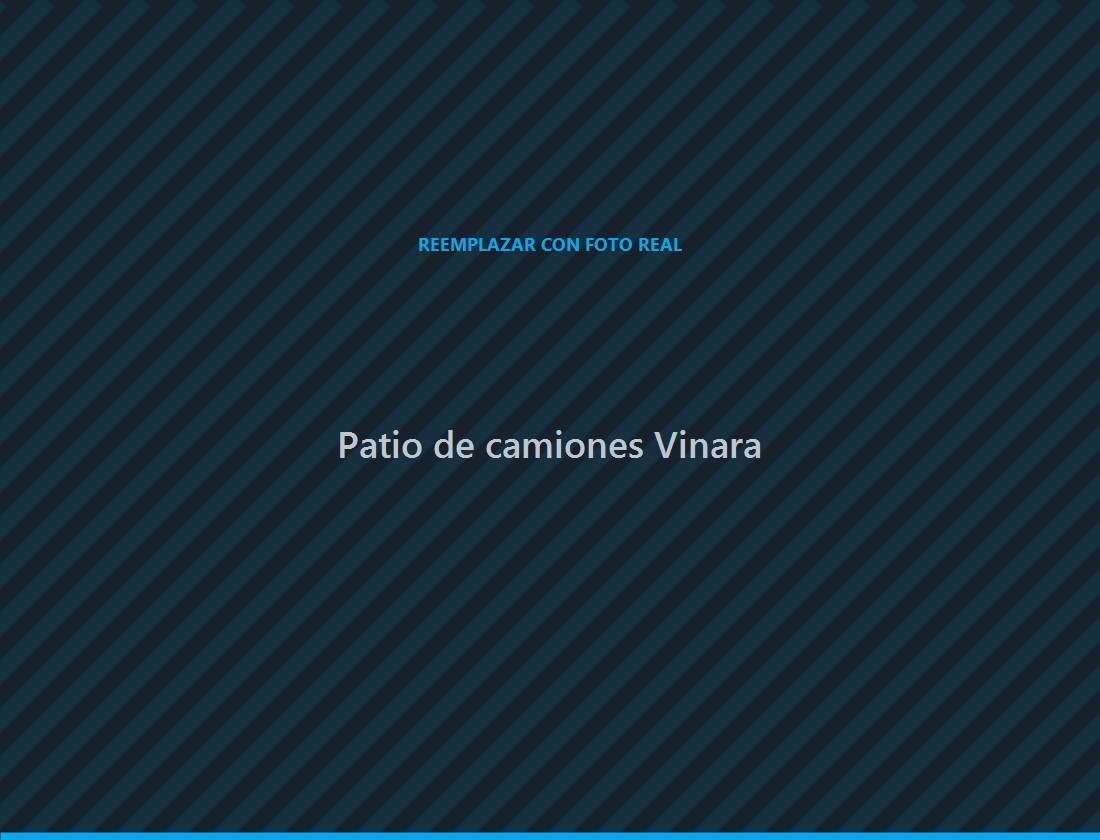 Patio de camiones de Vinara Transportes
